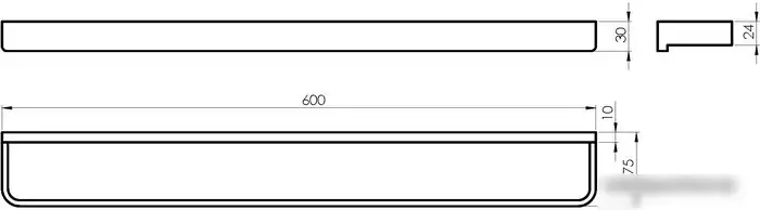 Набор для туалета Rubineta Edela 670115 (черный) – фото товара