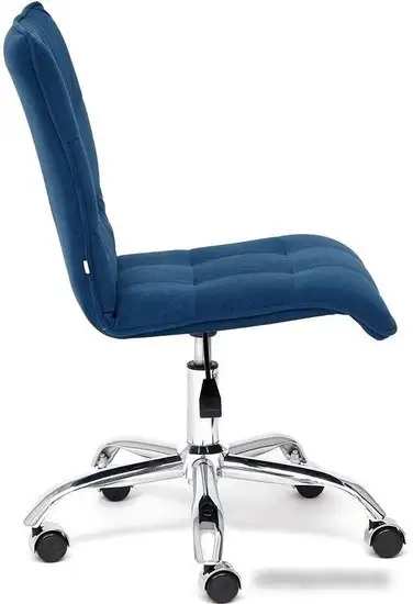 Кресло TetChair Zero (флок, синий) – фото товара
