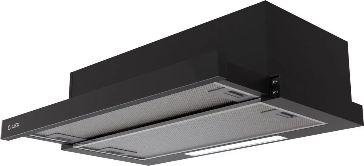 Кухонная вытяжка LEX Hermes 600 Black - фото товара