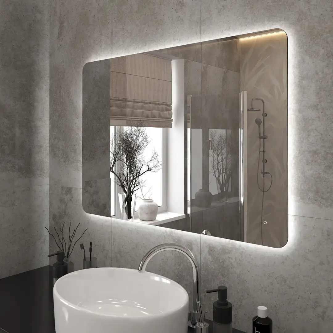 Teymi Зеркало Solli Oreol Pro 100x70 T20261 (подсветка, сенсор) – фото товара