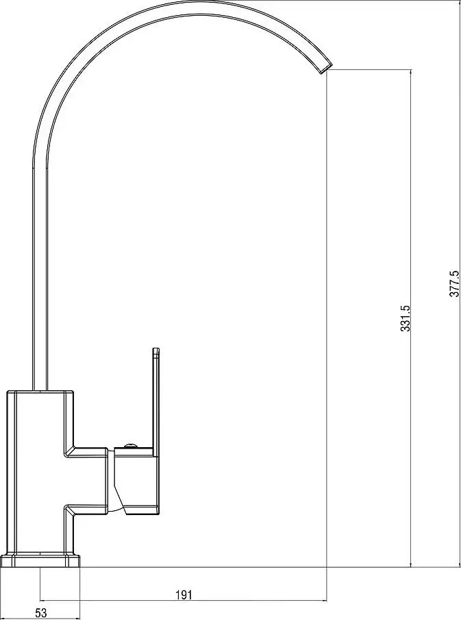Смеситель Voda Iceberg IC519R - фото товара