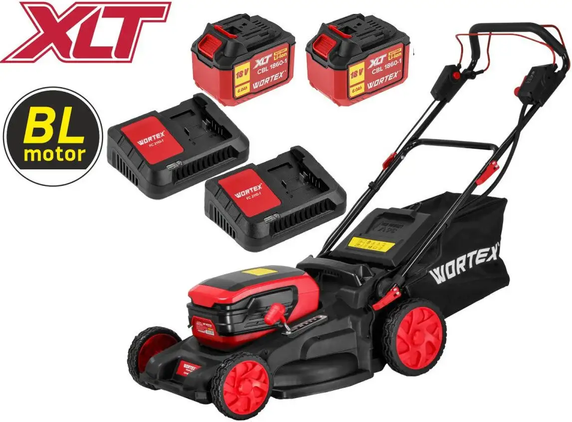 Газонокосилка Wortex CLM 4536-4 XLT Set 2334161K1 (с 2-мя АКБ) – изображение в каталоге
