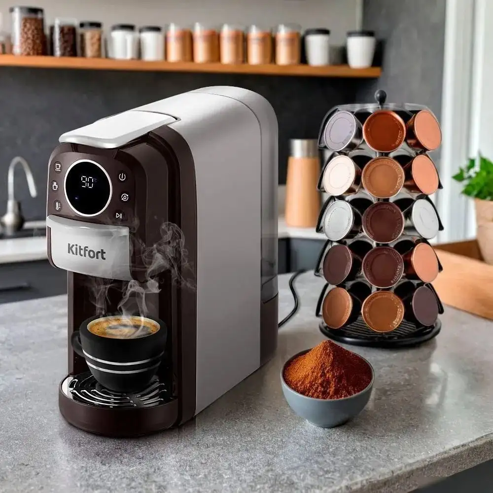 Капсульная кофеварка Kitfort KT-7656 - фото товара