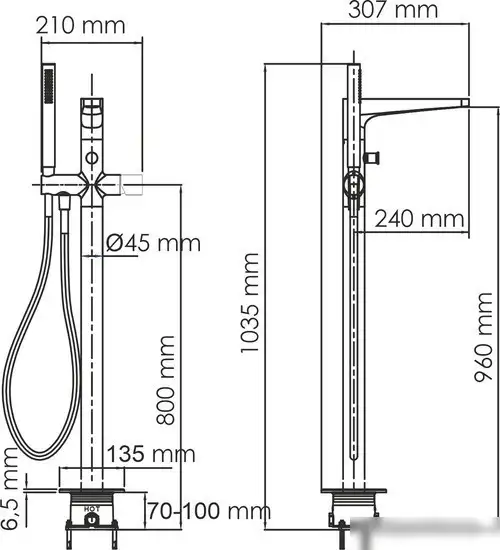 Смеситель Wasserkraft Sauer 7121 - фото товара