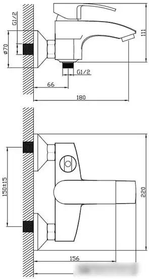 Смеситель Diadonna D80-330103 - фото товара