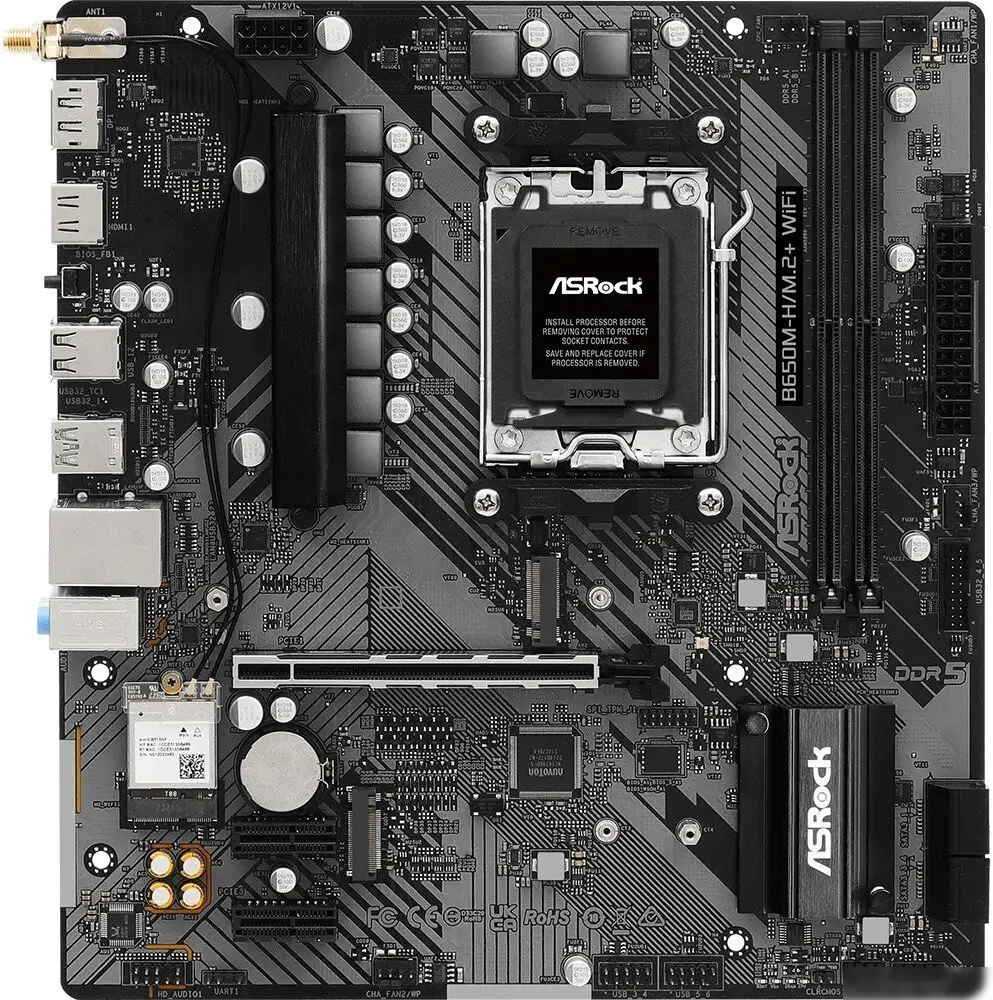 Материнская плата ASRock B650M-H/M.2+ WiFi – фото товара