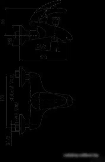 Смеситель Slezak RAV Dunaj D454.5 - фото товара