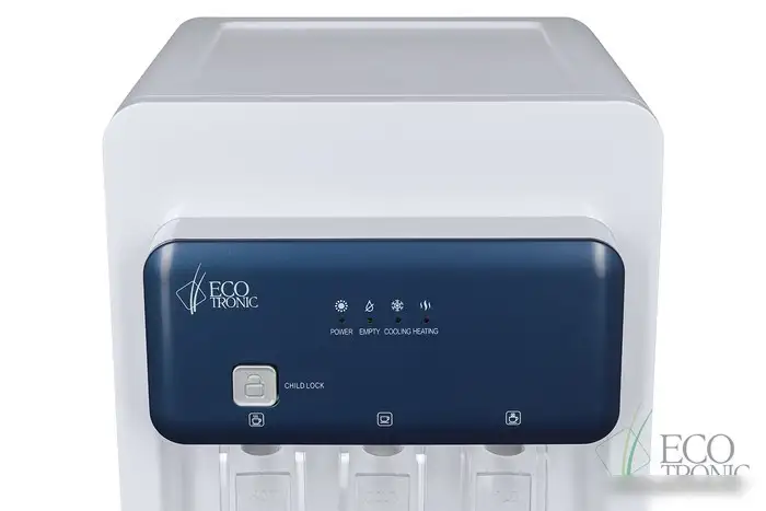 Кулер для воды Ecotronic K43-LXE (белый/синий) – фото товара