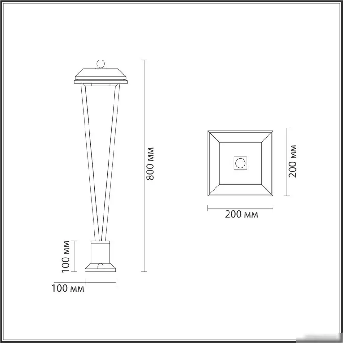 Садовый светильник Odeon Light Bearitz 6655/12GL – фото товара