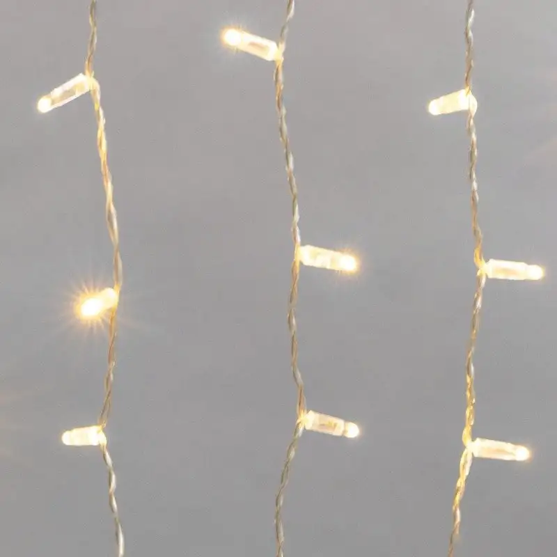 Гирлянда бахрома Neon-Night Бахрома 4.8х0.6 м эффект мерцания 255-186 (теплый белый) – фото товара