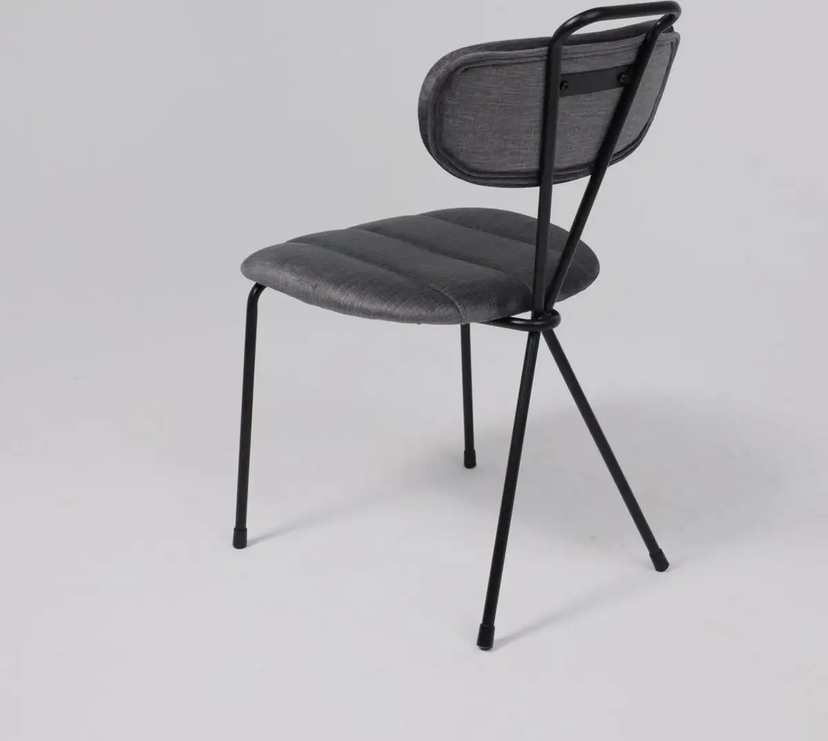 Стул AksHome Tori (серый велюр Voss 15/черный)