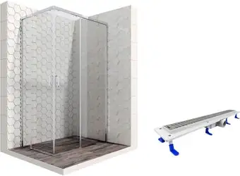 Душевой уголок Ambassador Set 11011106R-ST3 - изображение в каталоге