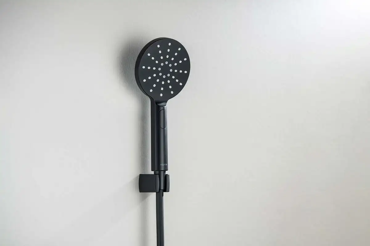 Душевой гарнитур Aquatek Оберон AQ2033MB (черный матовый) - фото товара