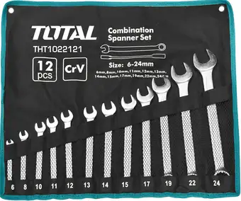 Набор ключей Total THT1022121 (12 предметов) – изображение в каталоге