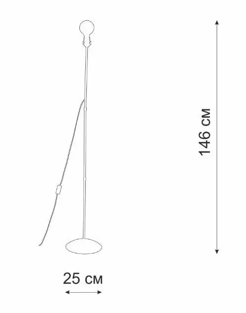 Торшер Vitaluce V1600/1P – фото товара
