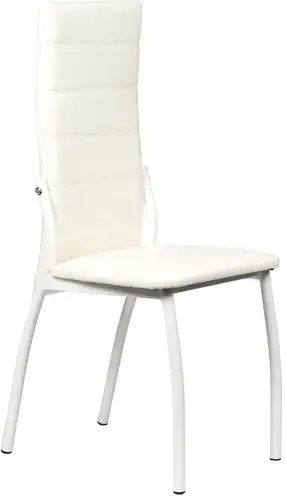 Стул ВВР Прага (белый/белый, экокожа)