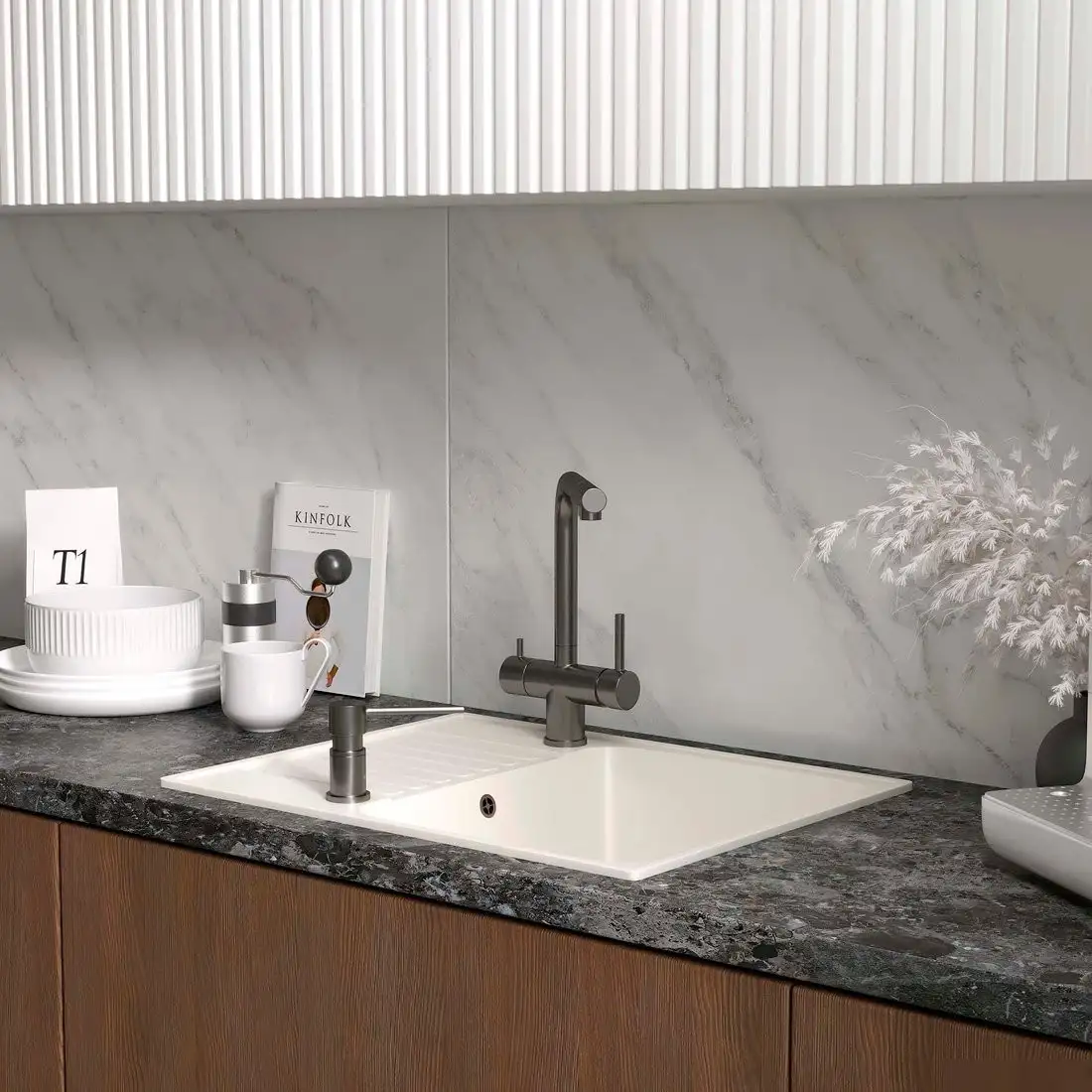 Кухонная мойка Reflexion Prima RF0460WH - фото товара