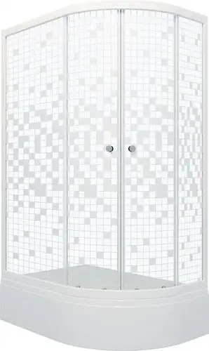 Душевой уголок Triton Коралл В Мозаика 120x80 L - изображение в каталоге