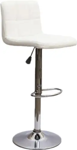 Стул AksHome Logos (экокожа, белый) – изображение в каталоге