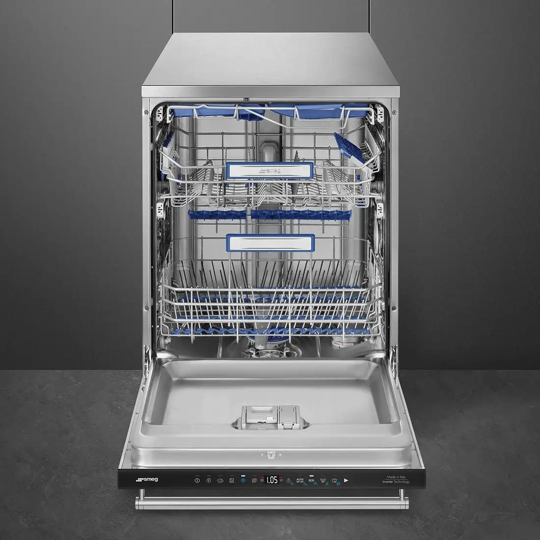 Отдельностоящая посудомоечная машина Smeg LVS345BQSTX - фото товара