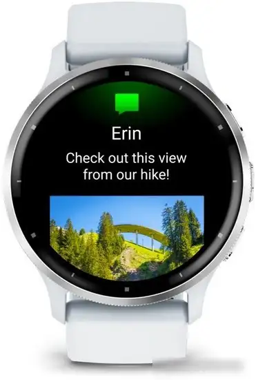 Умные часы Garmin Venu 3 (белый, с силиконовым ремешком) – фото товара