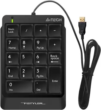 Цифровой блок A4Tech FK13P (черный) – изображение в каталоге