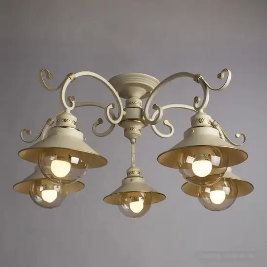 Люстра средней высоты Arte Lamp Grazioso A4577PL-5WG – фото товара