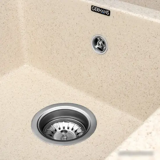 Кухонная мойка Gerhans C10 (бежевый) - фото товара