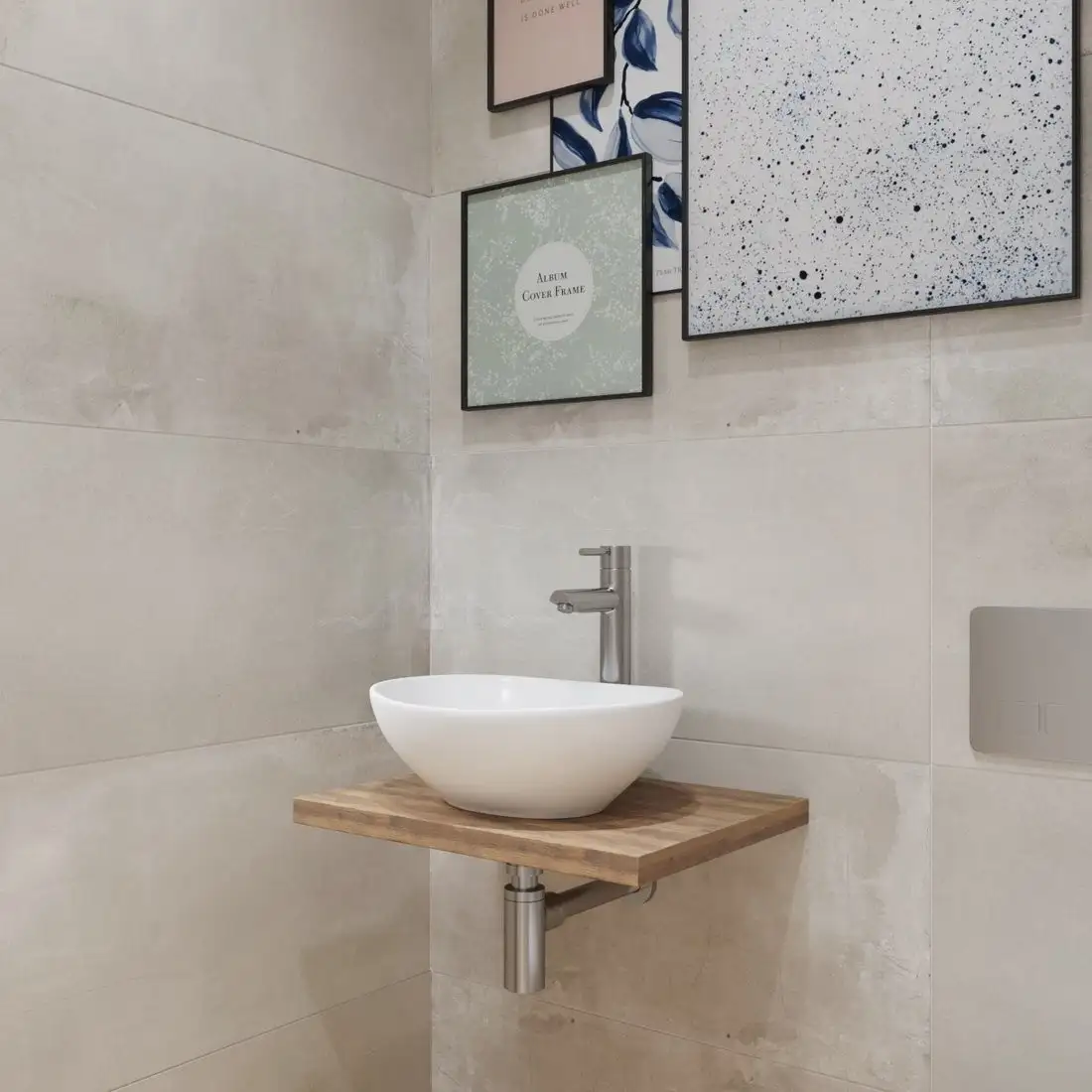 Умывальник Lauter 21652 + клапан 21190CH - фото товара