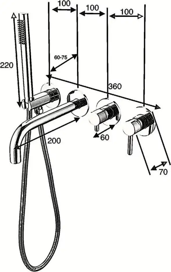 Смеситель Grocenberg GB5070 (золотой брашированный) - фото товара