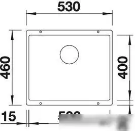 Кухонная мойка Blanco Rotan 500-U (кофе) 521353 - фото товара