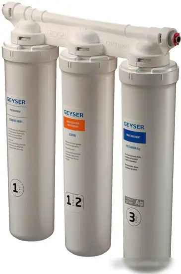 Стационарная система "под мойкой" Гейзер Оптима Старт - фото товара