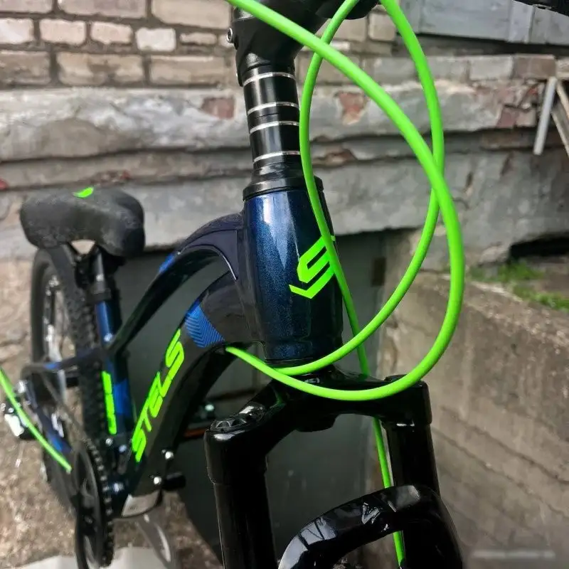 Детский велосипед Stels Leader-230 MD 20 (10.2, темно-синий/черный, разобранный, в коробке) – фото товара