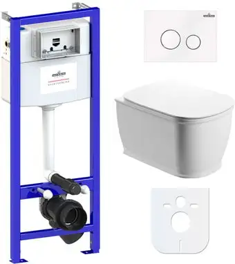 Унитаз Lavinia Boho Relfix Bell Pro Rimless 6 в 1 77040047 - изображение в каталоге