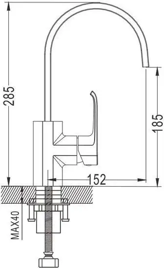Смеситель Rose R1713 - фото товара