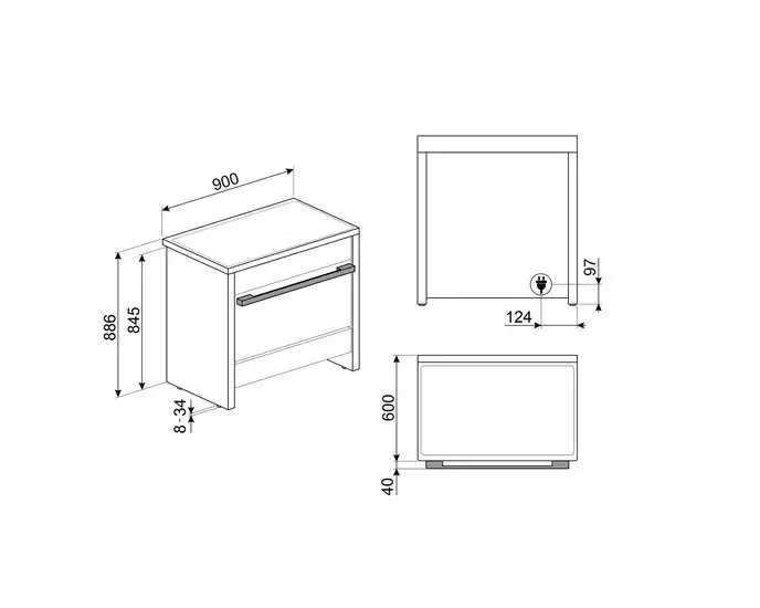 Кухонная плита Smeg B95IMX9 — фото товара
