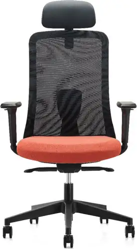 Кресло Insite Grace 1-IS-MC-0501 (черный/оранжевый)