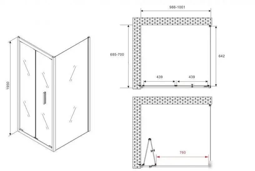 Душевой уголок Abber Sonnenstrand AG07100-S70 - фото товара