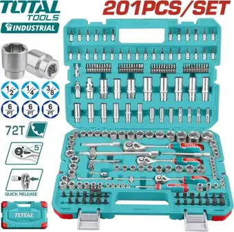 Универсальный набор инструментов Total THTS082016 (201 предмет) – изображение в каталоге