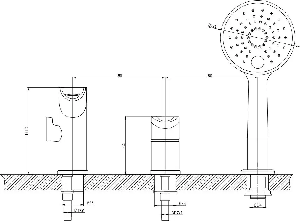 Смеситель Gross Aqua Space 1209288С - фото товара