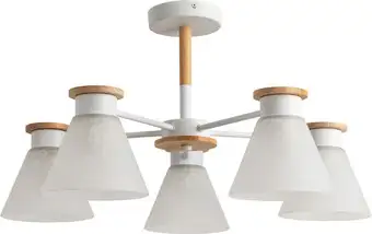Люстра средней высоты Arte Lamp Tyler A1031PL-5WH – изображение в каталоге