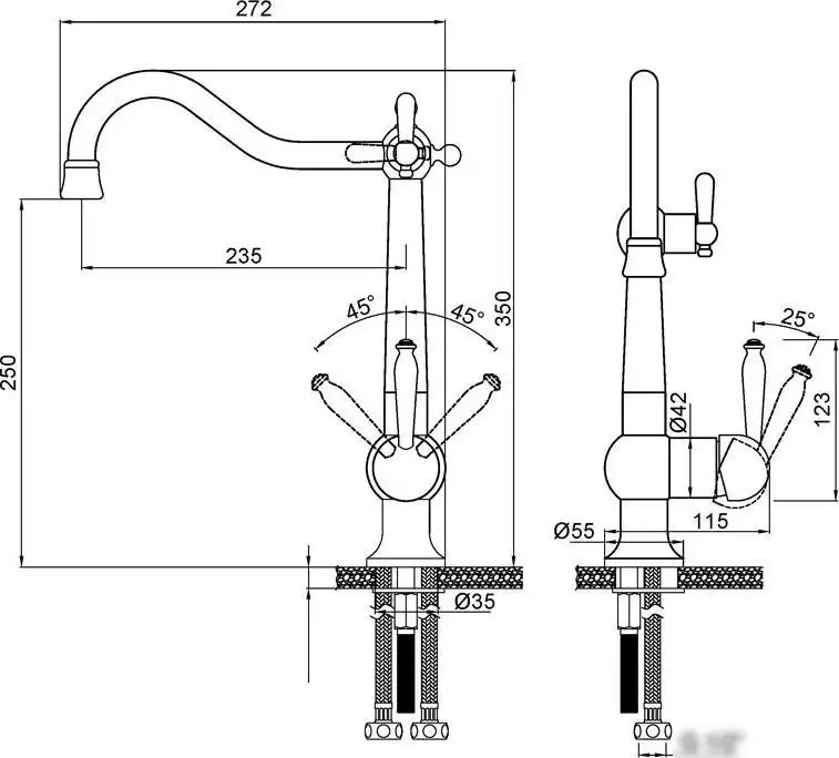 Смеситель Paulmark Re213226-BS - фото товара
