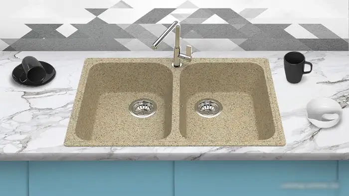 Кухонная мойка Berge BR-7322 (песочный) - фото товара