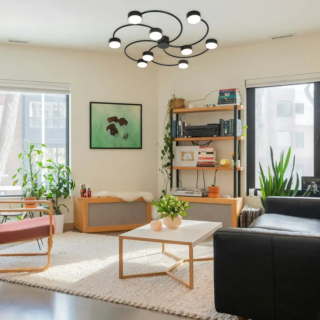 Подвесная люстра Escada 1180/9P (черный) – фото товара