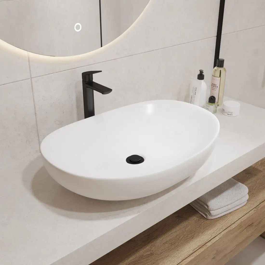 Умывальник Lauter 21502 + клапан 21190W - фото товара