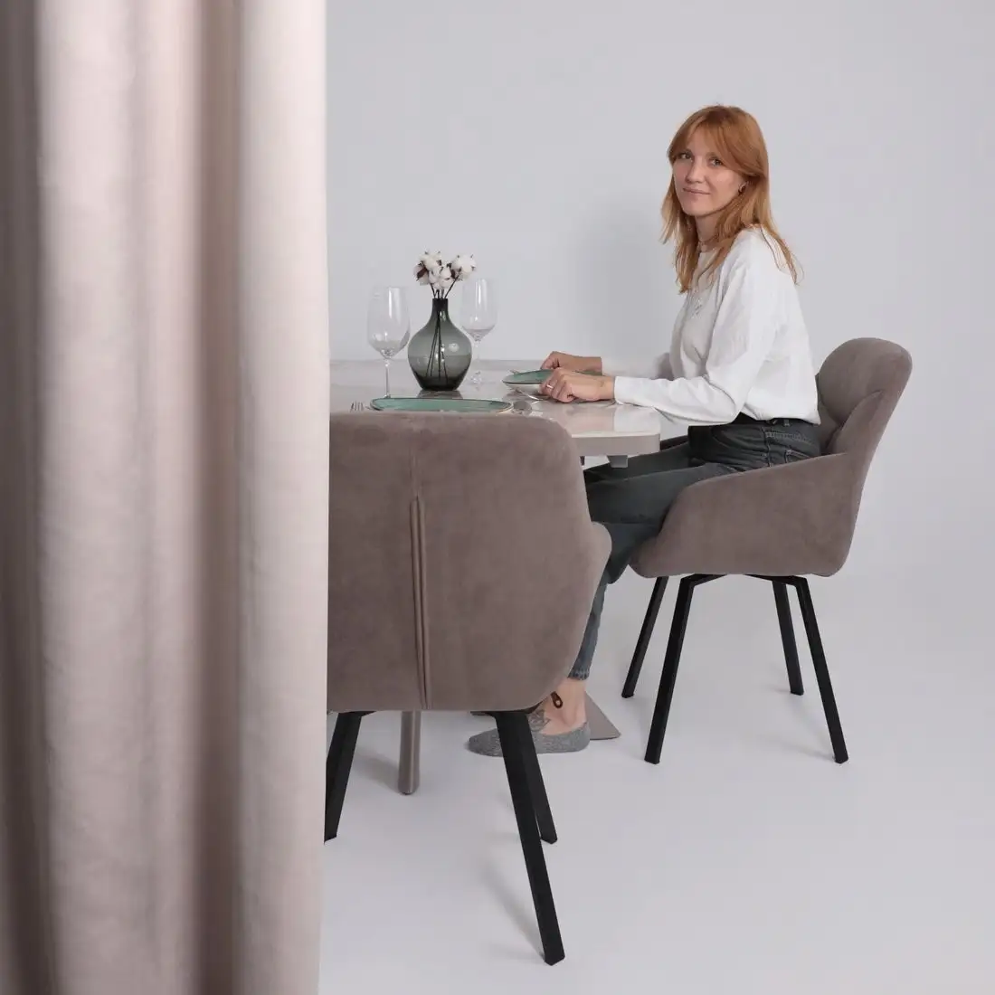 Стул Мамадома Romeo smile 360 (b05 Latte Lux/черный) – фото товара