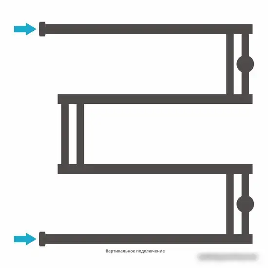 Полотенцесушитель Сунержа High-Tech model "M+" 600х600 00-4050-6060 - фото товара