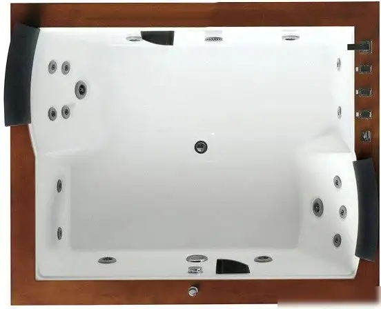 Ванна Gemy G9052 II B R 186x151 (с гидромассажем) - фото товара