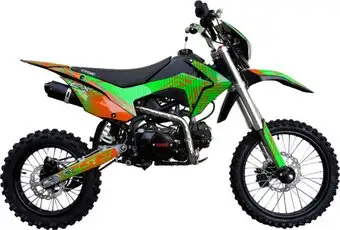 Мотоцикл BSE EX 17/14 (зеленый/оранжевый) – изображение в каталоге