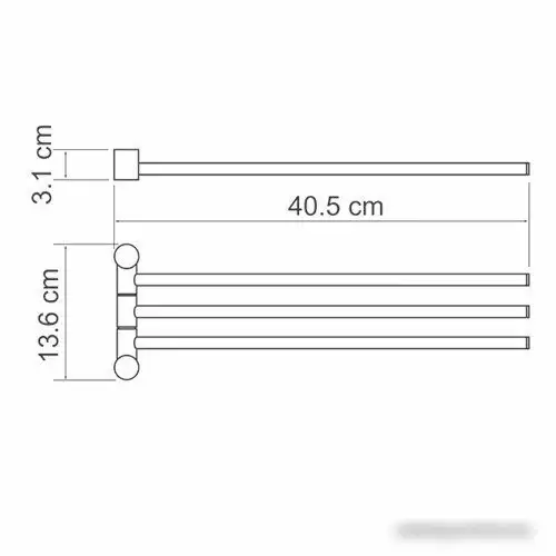 Держатель для полотенца Wasserkraft K-1033 – фото товара
